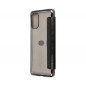 ELECTRO BOOK sur le Samsung Galaxy S20 Plus FORCELL Etui de cuir 100% naturel & TPU Noir