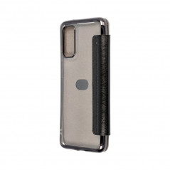 ELECTRO BOOK sur le Samsung Galaxy S20 FORCELL Etui de cuir 100% naturel & TPU Noir
