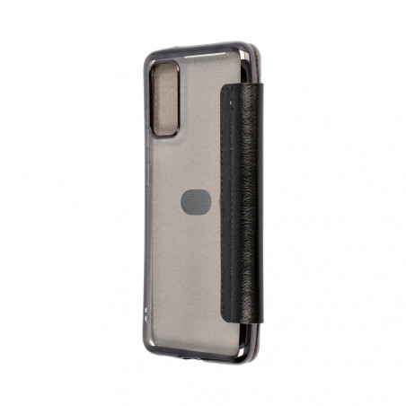 ELECTRO BOOK sur le Samsung Galaxy S20 FORCELL Etui de cuir 100% naturel & TPU Noir