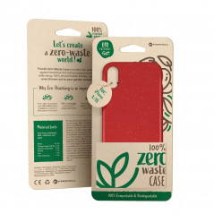 BIO sur le Samsung Galaxy A51 FORCELL Coques biodégradables Rouge