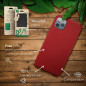 BIO sur le Samsung Galaxy A51 FORCELL Coques biodégradables Rouge