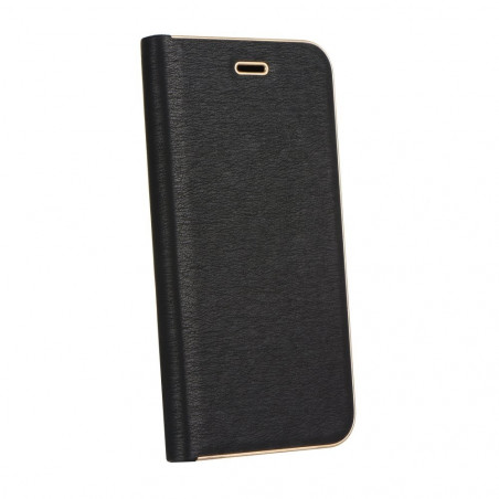 Samsung Galaxy A71 LTE Portefeuilles LUNA Book Gold Élégant  Noir