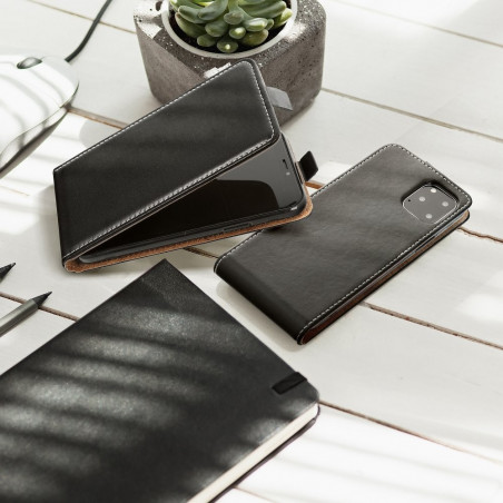Slim Flexi Fresh sur le Samsung Galaxy S20 Couvercles à ouverture verticale Noir