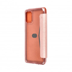 ELECTRO BOOK sur le Samsung Galaxy A71 FORCELL Etui de cuir 100% naturel & TPU Or