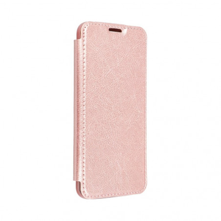 ELECTRO BOOK sur le Samsung Galaxy A51 FORCELL Etui de cuir 100% naturel & TPU Or