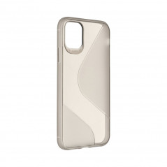 S-CASE sur le Apple iPhone 11 FORCELL Coque en TPU Noir
