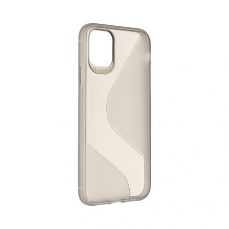 S-CASE sur le Apple iPhone 11 FORCELL Coque en TPU Noir
