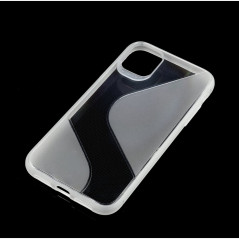 S-CASE sur le Apple iPhone 11 FORCELL Coque en TPU Transparent