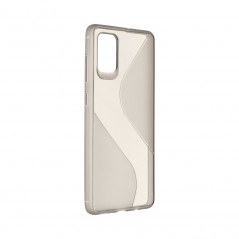 S-CASE sur le Samsung Galaxy A71 FORCELL Coque en TPU Noir