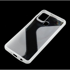 S-CASE sur le Samsung Galaxy A21s FORCELL Coque en TPU Transparent