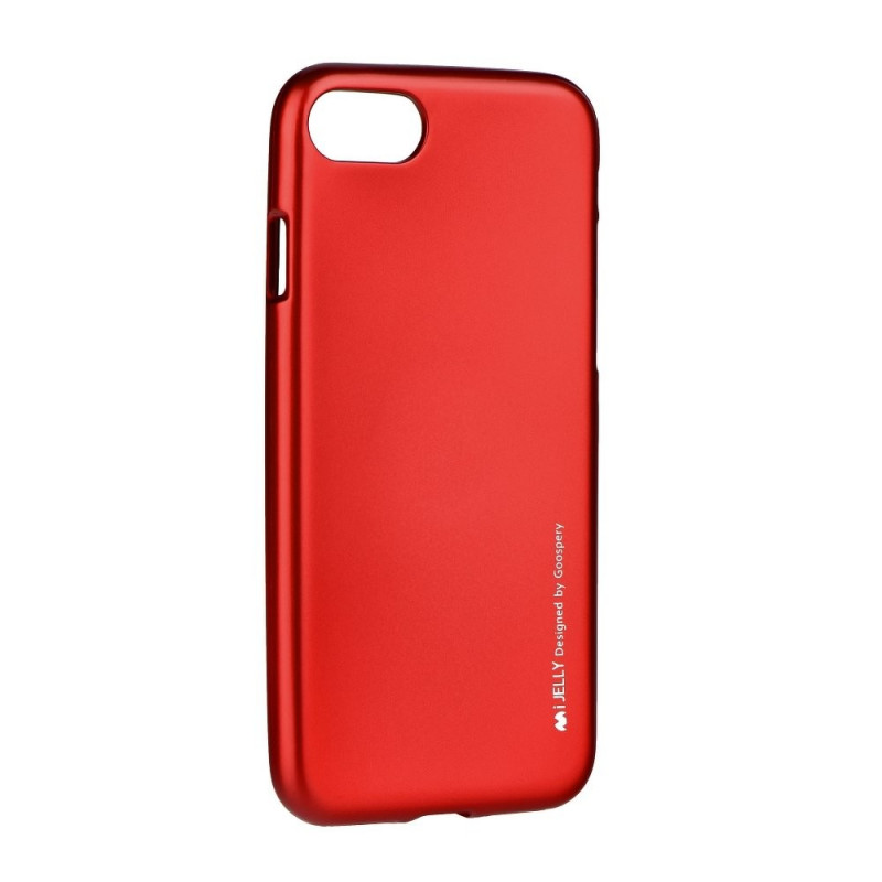i-Jelly sur le Apple iPhone SE 2020 Coque en TPU Rouge