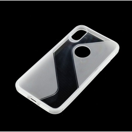 S-CASE sur le Apple iPhone 12 Pro Max FORCELL Coque en TPU Transparent