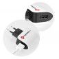 Travel Charger Micro USB Universal 1A + cable Blanc