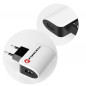 Travel Charger Universal 1A with USB socket only Blanc