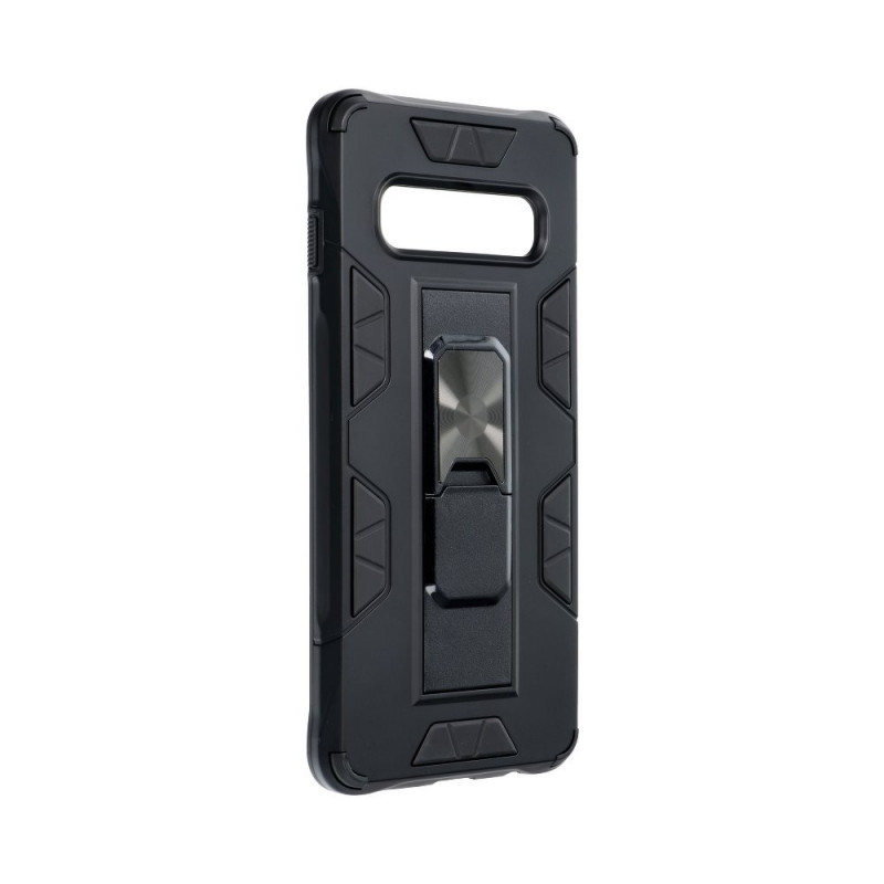DEFENDER sur le Samsung Galaxy S10 FORCELL Couverture durcie Noir
