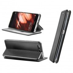 Book Elegance sur le Samsung Galaxy A42 5G FORCELL Étui portefeuille Noir