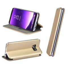 Book Elegance sur le Samsung Galaxy A42 5G FORCELL Étui portefeuille Or