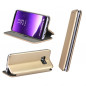 Book Elegance sur le Samsung Galaxy A42 5G FORCELL Étui portefeuille Or
