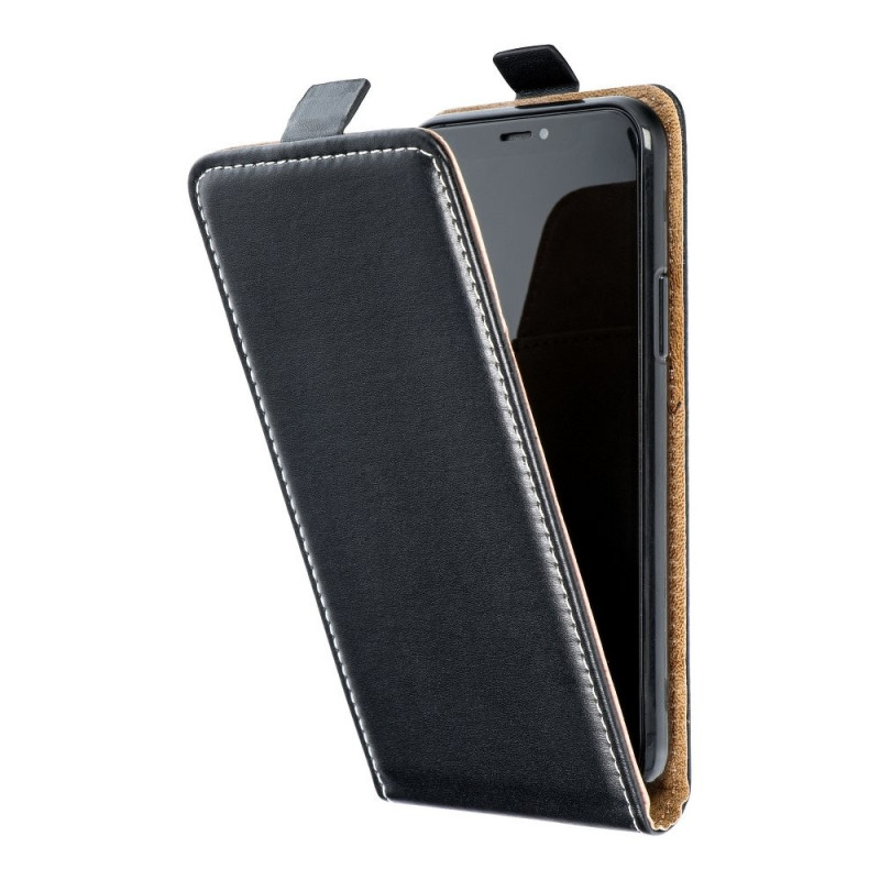 Slim Flexi Fresh sur le Samsung Galaxy A41 Couvercles à ouverture verticale Noir