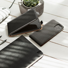 Slim Flexi Fresh sur le Samsung Galaxy A41 Couvercles à ouverture verticale Noir