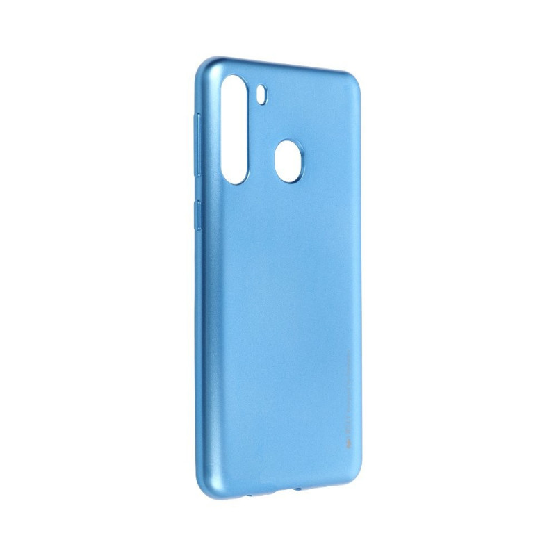 i-Jelly sur le Samsung Galaxy A21 MERCURY Coque en TPU Bleu