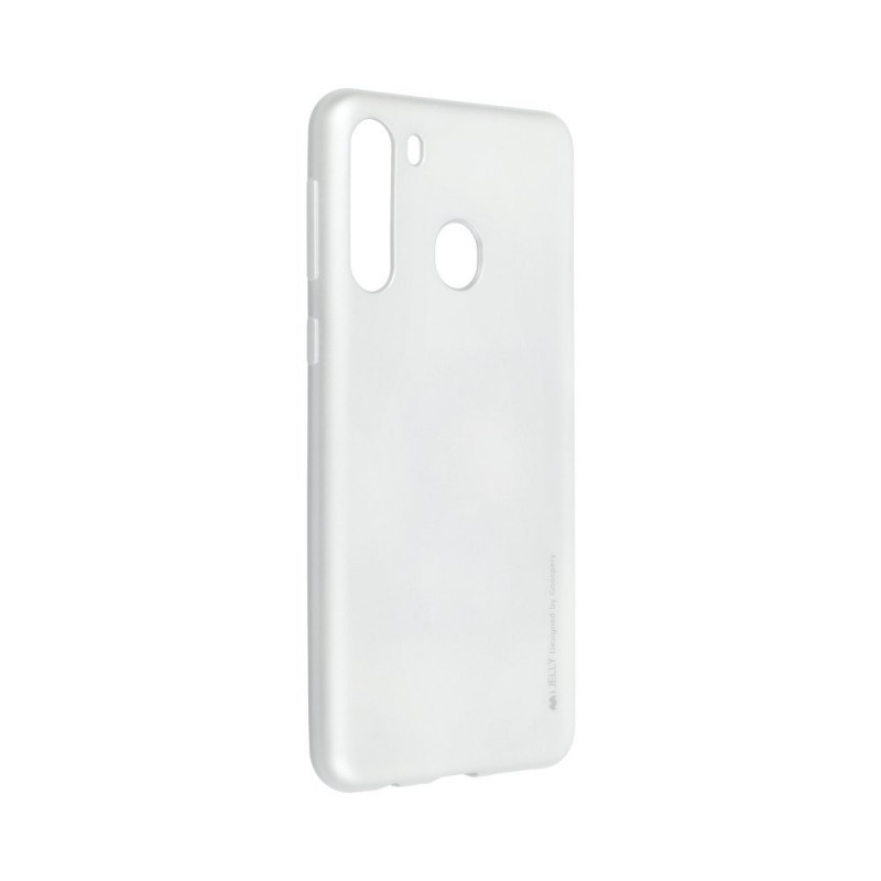 i-Jelly sur le Samsung Galaxy A21 MERCURY Coque en TPU Argenté