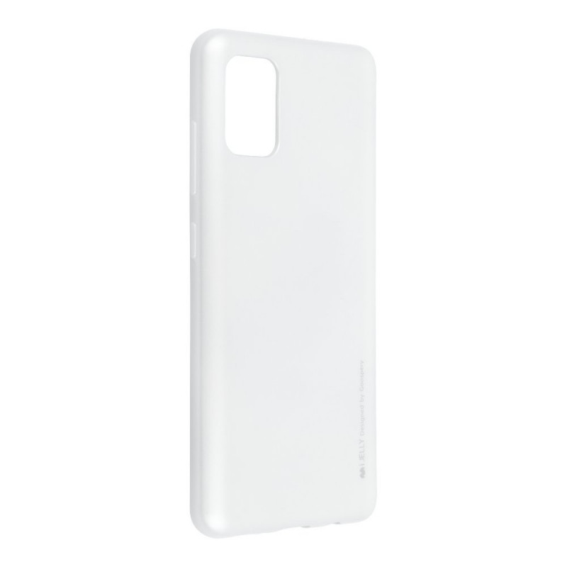 i-Jelly sur le Samsung Galaxy A41 MERCURY Coque en TPU Argenté