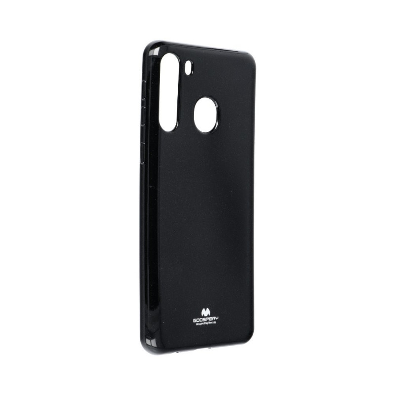 Jelly sur le Samsung Galaxy A21 MERCURY Coque en TPU Noir
