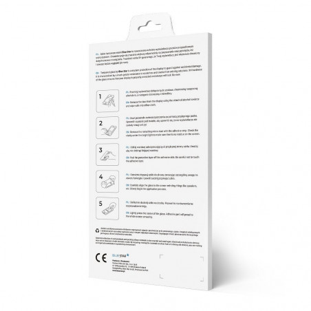 Tempered Glass Blue Star sur le Apple iPhone 12 BLUE STAR Verre trempé 