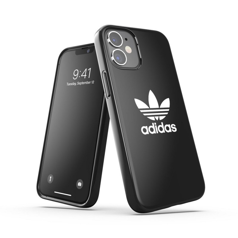 Originál SNAP Trefoil sur le Apple iPhone 12 mini ADIDAS Étui Noir