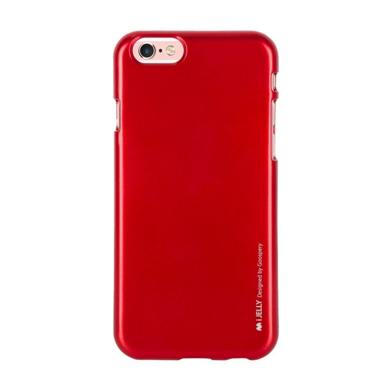 i-Jelly sur le Samsung Galaxy A21s MERCURY Coque en TPU Rouge