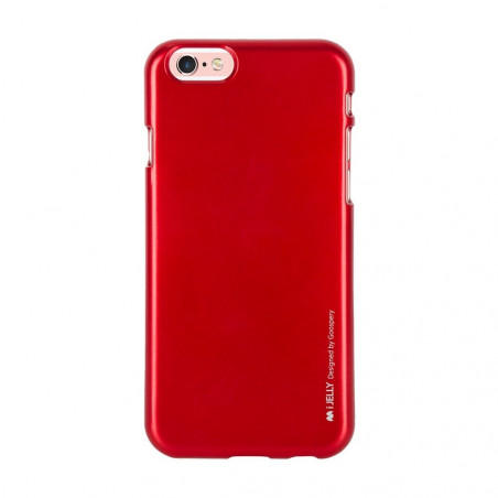 i-Jelly sur le Apple iPhone 12 mini MERCURY Coque en TPU Rouge