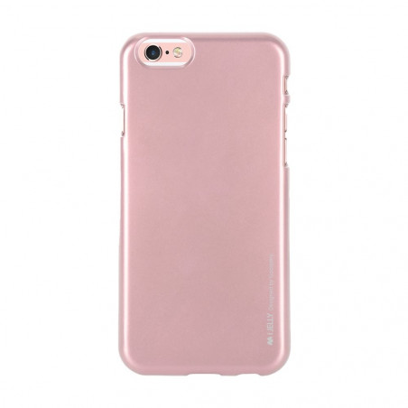 i-Jelly sur le Apple iPhone 12 Pro Max MERCURY Coque en TPU Rose