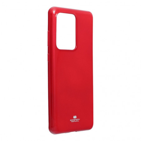 Jelly sur le Apple iPhone 12 Pro Max MERCURY Coque en TPU Rouge