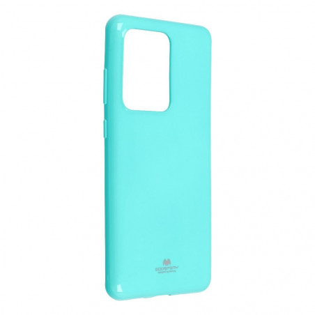 Jelly sur le Apple iPhone 12 MERCURY Coque en TPU Bleu