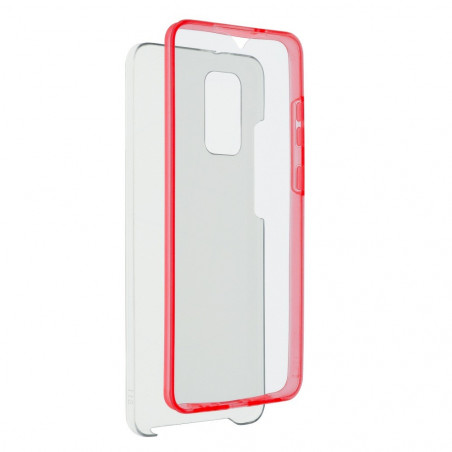 360 Full Cover sur le Samsung Galaxy A42 5G FORCELL Coque en TPU Rouge