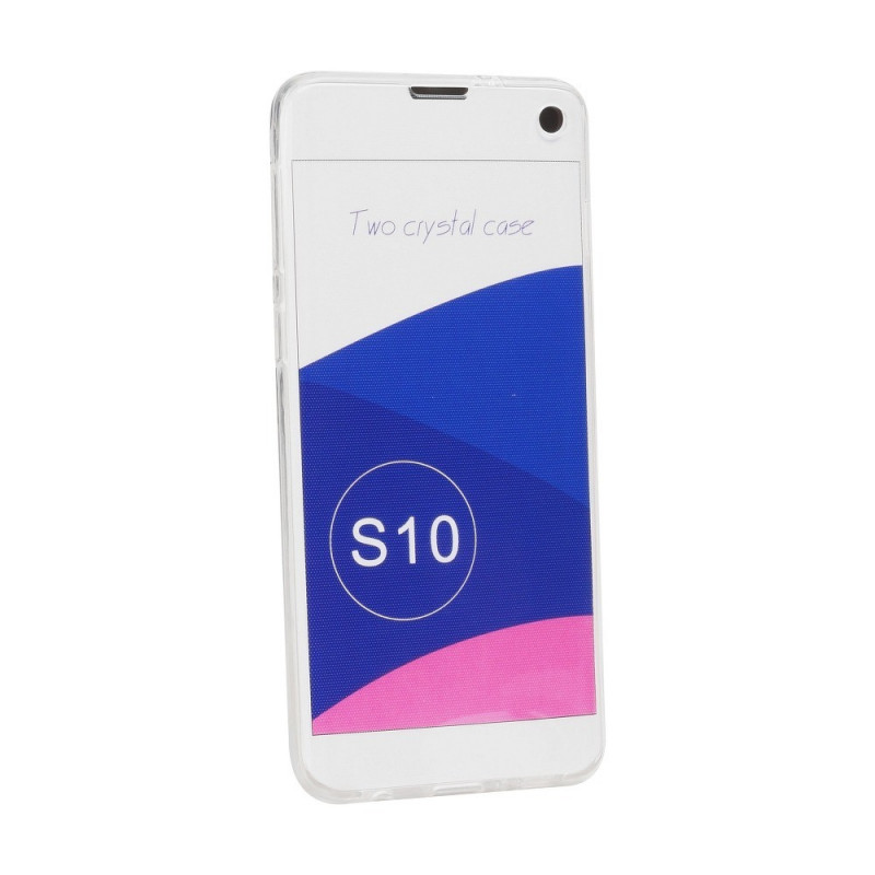 360 Ultra Slim Front+Back sur le Samsung Galaxy S20 Plus FORCELL Étui en silicone Transparent