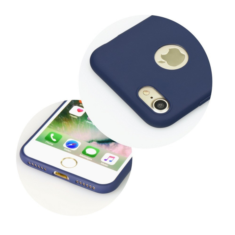 SOFT sur le Samsung Galaxy A12 FORCELL Coque en TPU Bleu