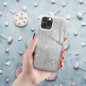 Samsung Galaxy A12 Coque Shining Argenté