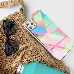 Marble cosmo sur le Apple iPhone 11 FORCELL Coque en TPU Multicolore