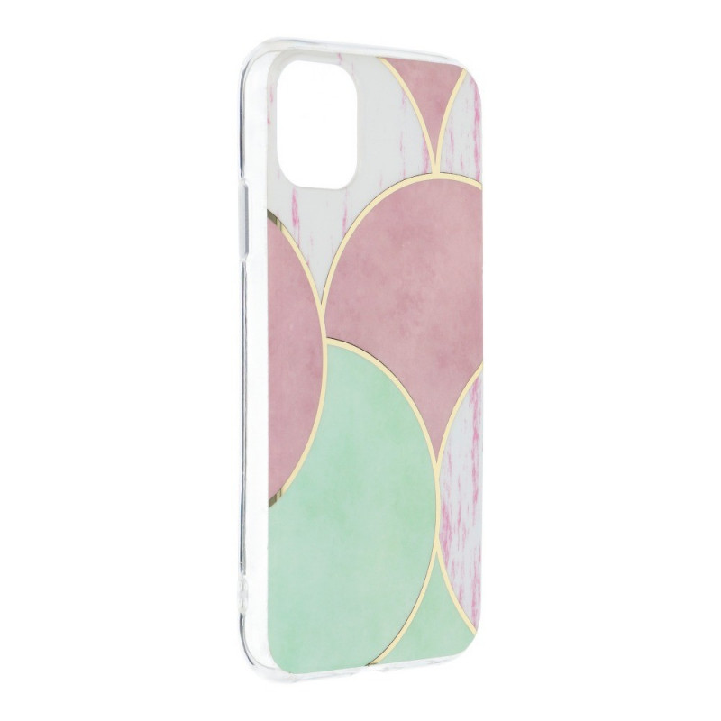 Marble cosmo sur le Apple iPhone 11 FORCELL Coque en TPU Multicolore