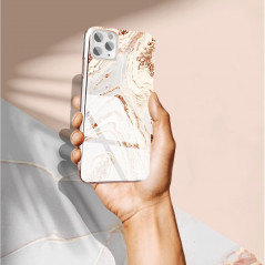 Marble cosmo sur le Apple iPhone 11 FORCELL Coque en TPU Multicolore