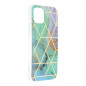 Marble cosmo sur le Apple iPhone 12 FORCELL Coque en TPU Multicolore