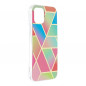 Marble cosmo sur le Apple iPhone 12 FORCELL Coque en TPU Multicolore