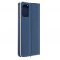 Samsung Galaxy S21 Plus 5G Portefeuilles LUNA Book Carbon Fibre de carbone, Élégant  Bleu