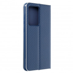 LUNA Carbon sur le Samsung Galaxy S21 Ultra 5G FORCELL Étui portefeuille Bleu