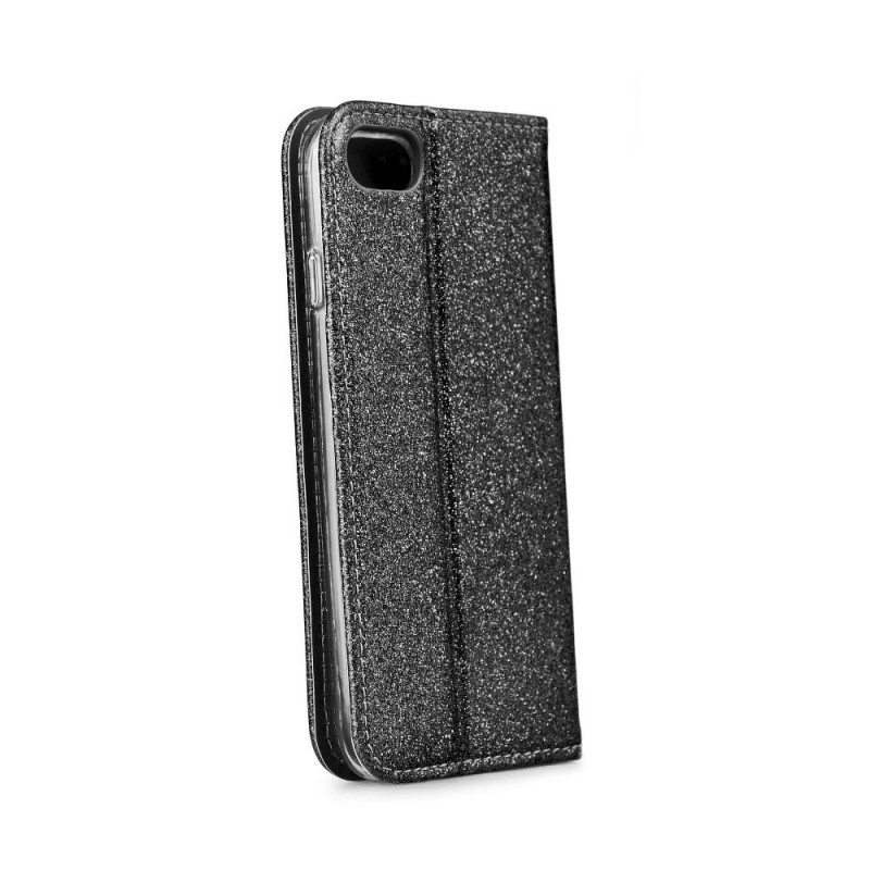 SHINING Book sur le Samsung Galaxy A42 5G FORCELL Étui portefeuille Noir