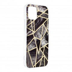 Marble cosmo sur le Apple iPhone 12 Pro FORCELL Coque en TPU Multicolore