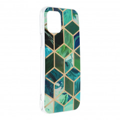 Marble cosmo sur le Apple iPhone 12 Pro FORCELL Coque en TPU Multicolore