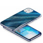 Marble cosmo sur le Apple iPhone 12 Pro FORCELL Coque en TPU Multicolore